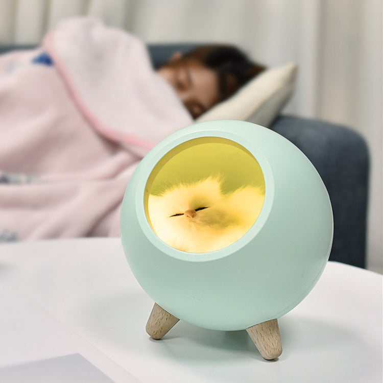Cartoon Cat Nest Night Light with USB Charging